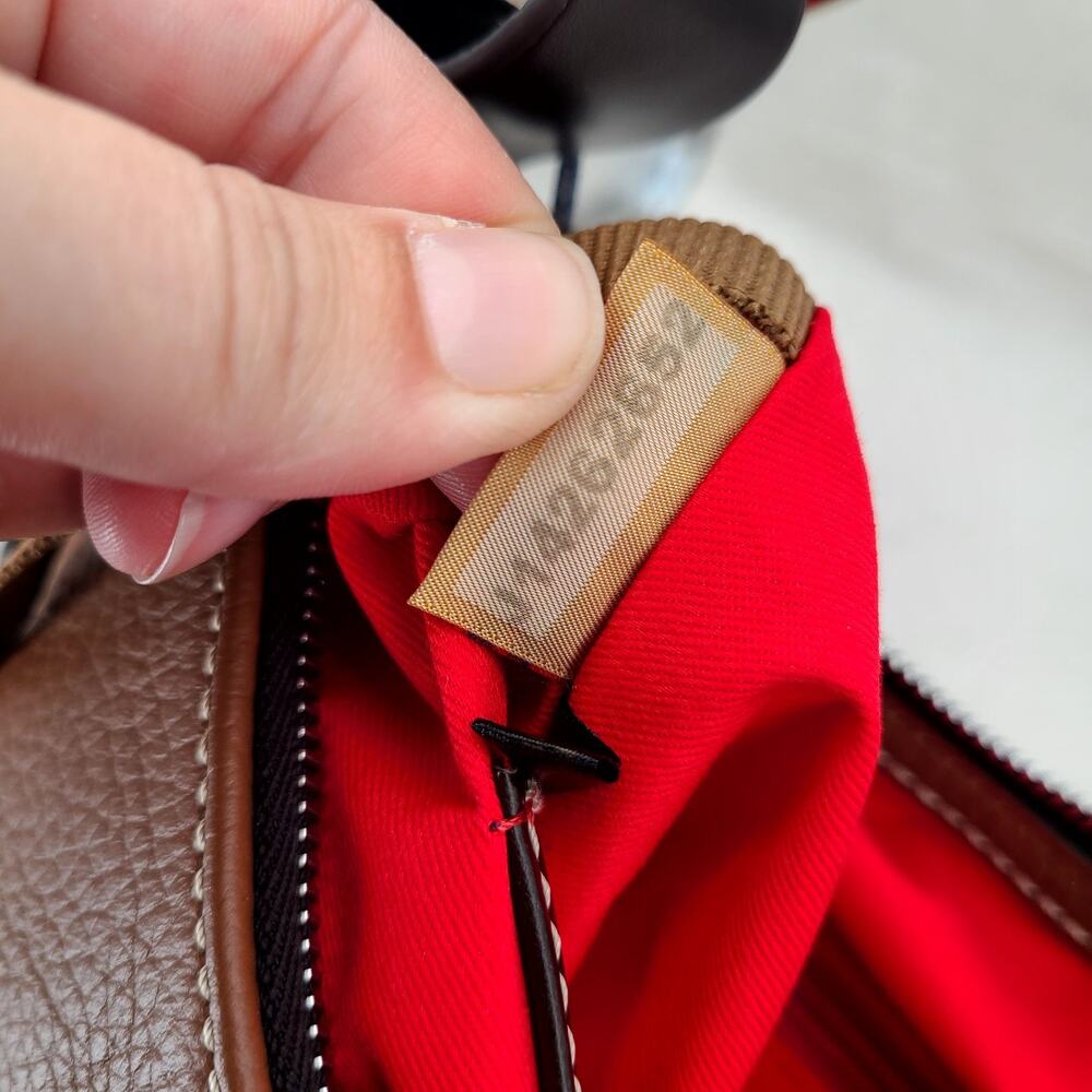 Dooney & Bourke Gracie Pebbled Leather Hobo Shoulder Bag Purse Saddle Tan NWT - Picture 15 of 16
